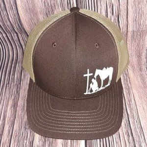 Cowboy Prayer Adjustable Snapback Meshback…